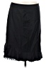 Ann Taylor Solid Black Formal Skirt Size 8 - photo 1