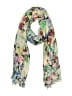 Unbranded Floral Green Scarf One size - photo 1
