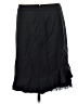 Ann Taylor Solid Black Formal Skirt Size 8 - photo 2