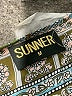 Sunner 100% Silk Paisley Blue Gray Casual Dress Size M - photo 7