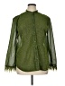 Unbranded 100% Polyester Green Long Sleeve Blouse Size XL - photo 1