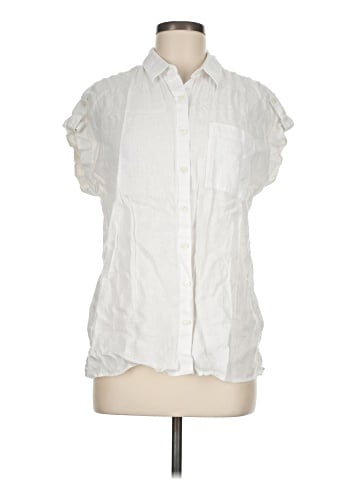 Lord & Taylor Sleeveless Button-Down Shirt (view 1)