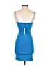 Zara Solid Blue Cocktail Dress Size M - photo 2