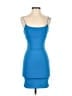 Zara Solid Blue Cocktail Dress Size M - photo 1
