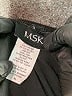 MSK Solid Black Cocktail Dress Size XL - photo 7