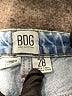 BDG Blue Denim Shorts Size 28 waist - photo 3