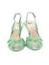 Stuart Weitzman 100% Leather Tropical Green Sandals Size 6 1/2 - photo 2