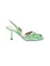 Stuart Weitzman 100% Leather Tropical Green Sandals Size 6 1/2 - photo 1