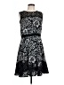 Ann Taylor 100% Polyester Paisley Black Cocktail Dress Size 12 - photo 1