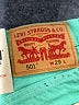 Levi's 100% Cotton Color Block Green Shorts Size 29 waist - photo 3