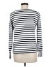 Banana Republic 100% Cotton Stripes White Pullover Sweater Size M - photo 2