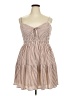 Rewind Stripes Brown Casual Dress Size XXL - photo 1