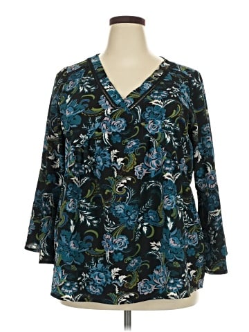 Avenue 3/4 Sleeve Blouse (view 1)