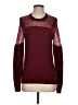 ALLSAINTS Color Block Burgundy Pullover Sweater Size 4 - photo 1