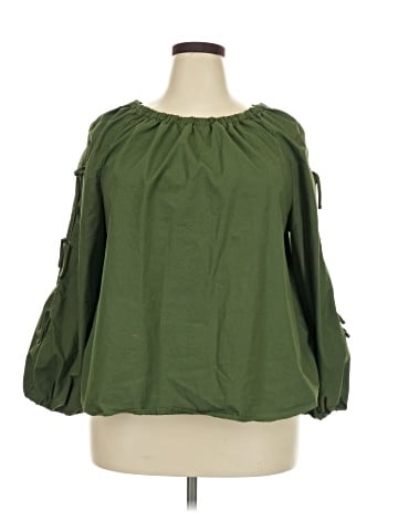 Free Assembly 3/4 Sleeve Blouse (view 1)