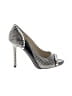 MICHAEL Michael Kors Houndstooth Gray Heels Size 7 - photo 1