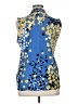 Anne Klein Blue Sleeveless Blouse Size XL - photo 2