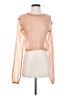 Urban Outfitters Metallic Orange Pullover Sweater Size S - photo 1