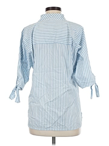 Calvin Klein 3/4 Sleeve Button-Down Shirt (view 2)