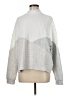 BKE Color Block Silver Pullover Sweater Size M - photo 1