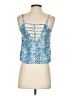 Chloe K 100% Rayon Blue Tank Top Size S - photo 2