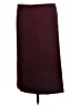 Ann Taylor LOFT Solid Burgundy Formal Skirt Size L - photo 1