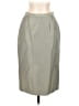 Albert Nipon Solid Gray Formal Skirt Size 6 - photo 1