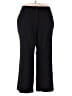 Alfani Solid Black Dress Pants Size 24W - photo 1