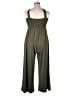 Unbranded Solid Green Jumpsuit Size XL - photo 2