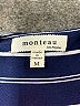 Monteau Stripes Blue Casual Dress Size M - photo 7