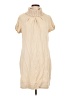 Etcetera Solid Tan Casual Dress Size L - photo 1