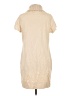 Etcetera Solid Tan Casual Dress Size L - photo 2
