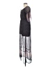 Ecote 100% Polyester Graphic Black Casual Dress Size XS - photo 5