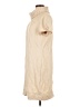 Etcetera Solid Tan Casual Dress Size L - photo 5
