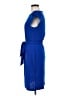 Shein Solid Blue Casual Dress Size 6 - photo 5