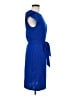Shein Solid Blue Casual Dress Size 6 - photo 4