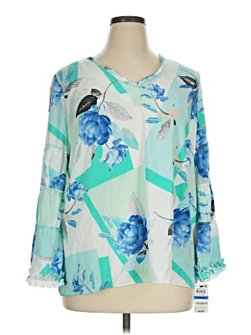Alfani 3/4 Sleeve Blouse (view 1)