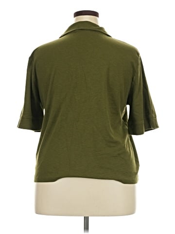 Banana Republic Factory Store 3/4 Sleeve Button-Down Shirt (view 2)