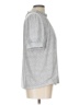 Adrianna Papell Silver Short Sleeve Blouse Size L - photo 4