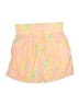 Fabletics 100% Nylon Print Yellow Shorts Size S - photo 2