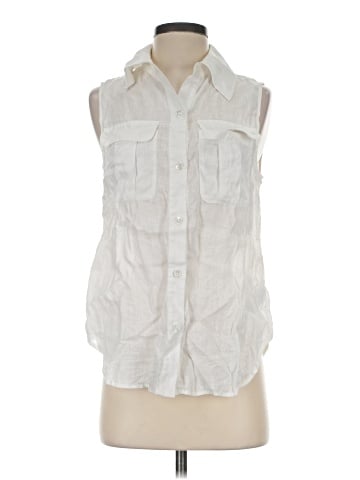 Equipment Sleeveless Button-Down Shirt (view 1)