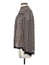 Max Studio 100% Polyester Houndstooth Brown Long Sleeve Blouse Size XS - photo 5