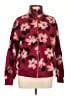 Assorted Brands 100% Polyester Floral Burgundy Pullover Sweater Size L - photo 1