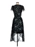 DKNY 100% Polyester Stars Black Cocktail Dress Size 6 - photo 2