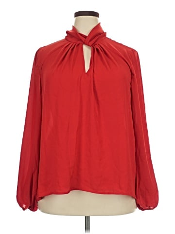 ELOQUII Long Sleeve Blouse (view 1)