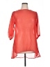 Lily Star 100% Polyester Orange 3/4 Sleeve Blouse Size XL - photo 1