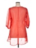 Lily Star 100% Polyester Orange 3/4 Sleeve Blouse Size XL - photo 2