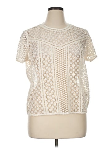 Abercrombie & Fitch Short Sleeve Blouse (view 1)