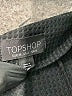 Topshop Houndstooth Black Formal Skirt Size 2 - photo 4