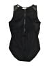 Hermoza Solid Black One Piece Swimsuit Size 10 - photo 1